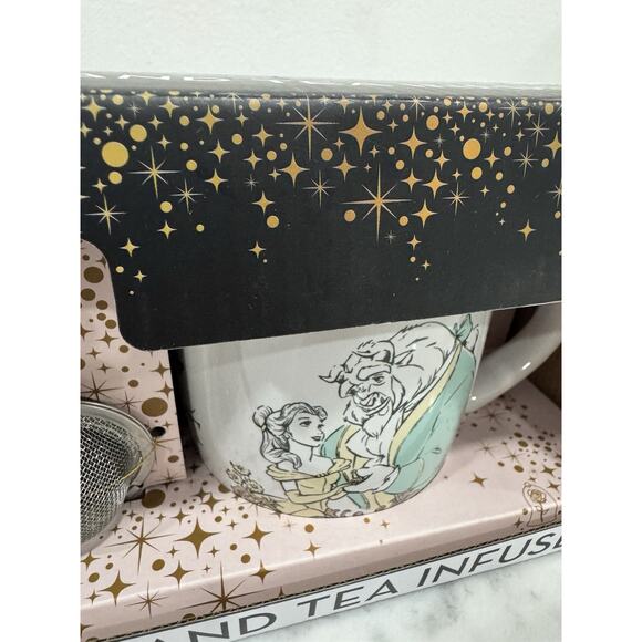 Disney Princess Beauty And The Beast Mug And Tea Infuser - Brand New - Picture 3 of 6
